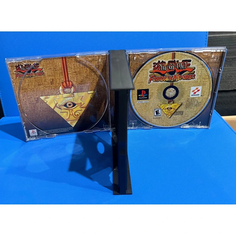 Yu-Gi-Oh! Forbidden Memories Sony PlayStation PS1 Konami SLUS-01411 Black Label